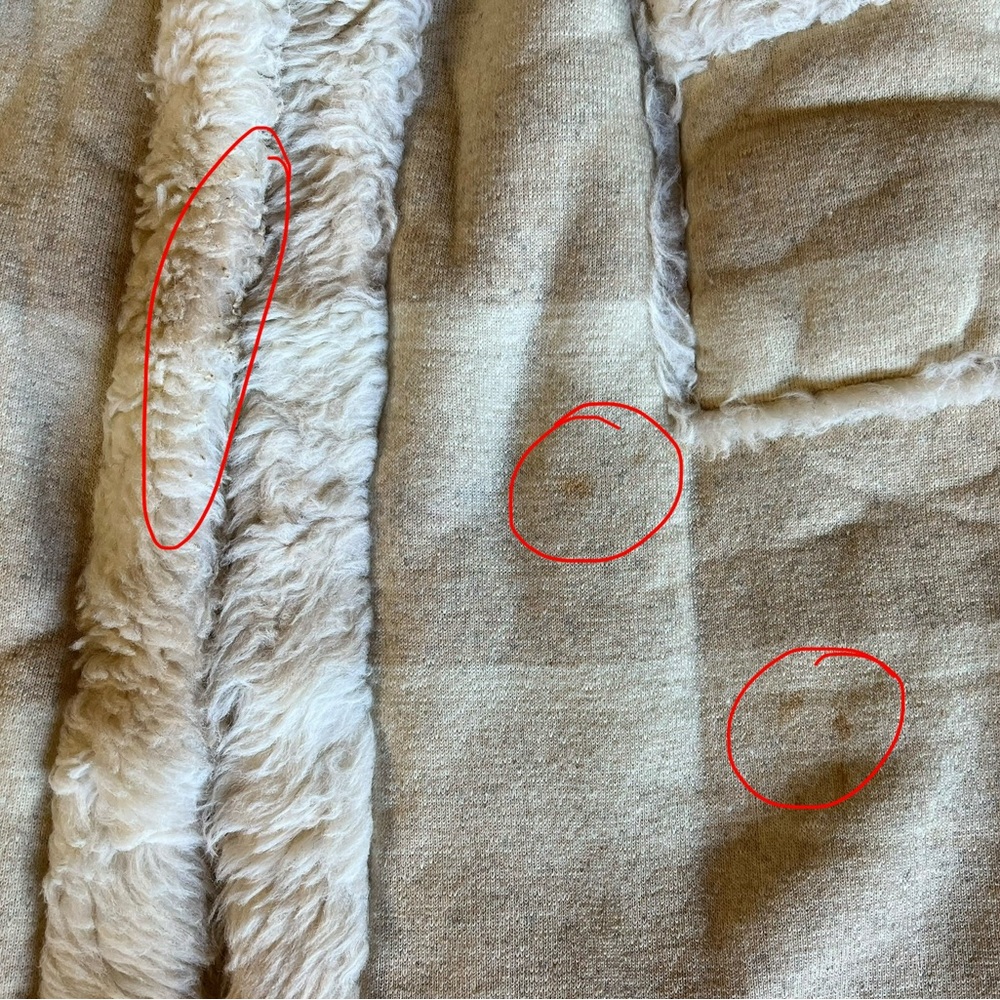 VTG Rare STAN HERMAN Lifestyle 70s Shearling Striped Pennylane Heavy Long Jacket - Picture 13 of 15